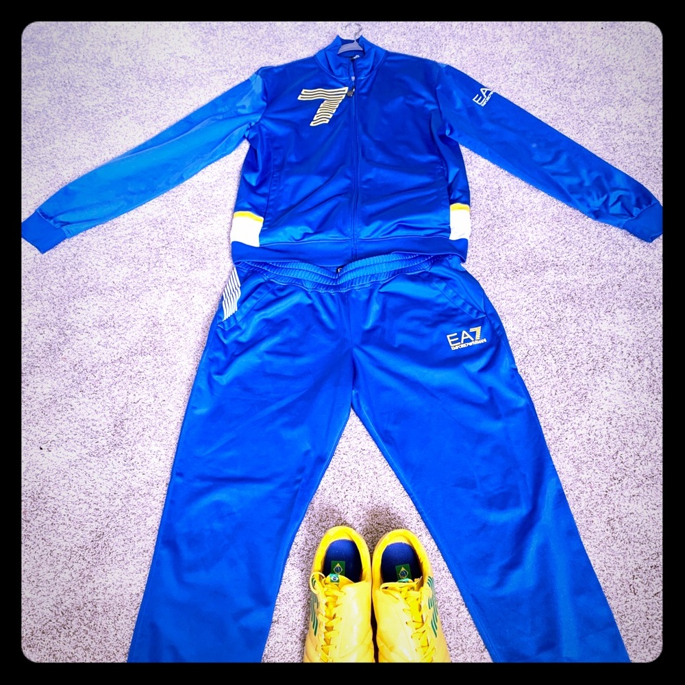 EA7 Armani tracksuit and EA7 matching sneakers
